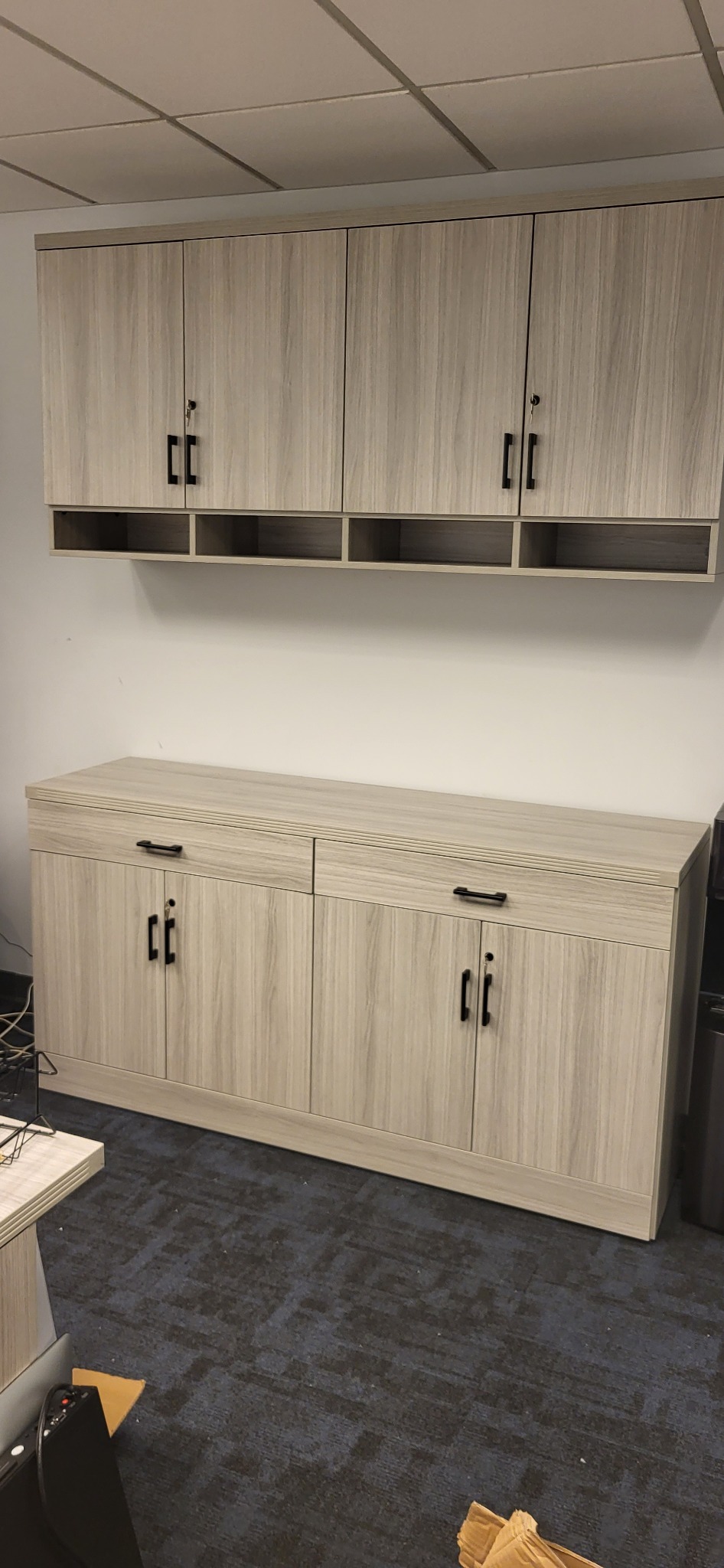Wall-Mounted Storage & Credenza